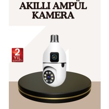 Judge Iki Yönlü Sesli Wifi Kamera – Ampul Tipi Ev ve Ofis Güvenlik Kamerası