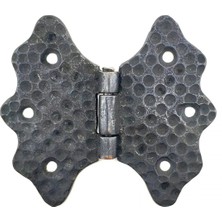 Antika Tarz Dekoratif Pirinç Menteşe - 92 Mm, Oksit