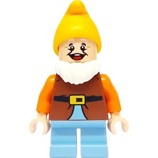 LEGO Disney Orjinal Pamuk Prenses ve 7 Cüceler Happy Minifigürü DIS157