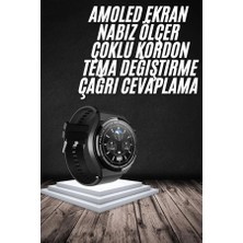 SHC4200 Çok Tercih Edilen Akıllı Saat Amoled Ekran Nabız Sensörü Gps Uyumlu Adımsayar