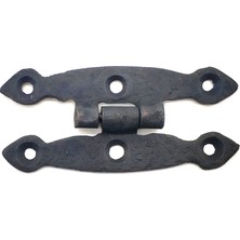 Starseven Antika Tarz Dekoratif Pirinç Dar Menteşe - 75X39 Mm, Oksit