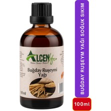 Buğday Ruşeym Yağı 100 ml Doğal Soğuk Sıkım Organik Vitamin Omega Besleyici Cilt Bakım Serumu