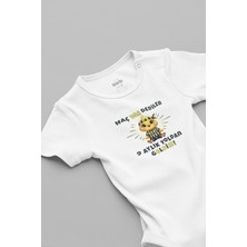 Overoz Maç Var Dediler 9 Aylık Yoldan Geldim Kanarya Taraftar Bebek Body  5910-3