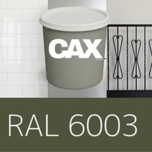 CAXCOLORS Cax 1 Litre Yeşil Metal Boyası - Hızlı Kuruyan Pas Önleyici Parlak Boya - Tüm Metal Yüzeyler Için