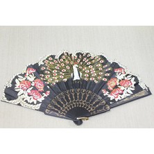 E-Woman Plastik Tavuskuşu Yelpaze ALK3570 - Lisinya