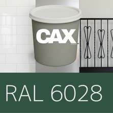 CAXCOLORS Cax 1 Litre Yeşil Metal Boyası - Hızlı Kuruyan Pas Önleyici Parlak Boya - Tüm Metal Yüzeyler Için