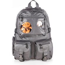 Cambridge Polo Club Çok Gözlü Deri Görünümlü Günlük Sırt Çantası 17450