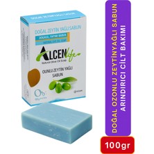 Doğal Ozonlu Zeytinyağlı Sabun 100 G Arındırıcı Cilt Bakım Sabunu