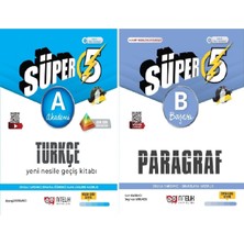 Okul Marketim Nitelik 5.sınıf Süper Türkçe A (Akademi)+Süper Paragraf (B) Soru Kitabı 2 Kitap "maarif Modeli"