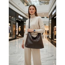 Nakşi Giyim Kadın Modern Tasarım Büyük Omuz Çantası