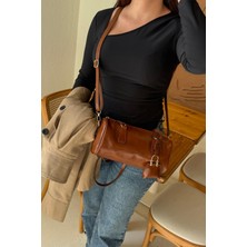 Septemmart Carrie Vintage Charmlı Baget Kadın Çanta