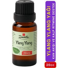 Ylang Ylang Yağı 20 ml Doğal Benzersiz Kan Akışı Ritim Düzenleyici Saf Aroma Terapi Kalp Hediye