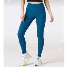Nike One Luxe Yüksek Belli Toparlayıcı Mavi Kadın Antrenman Taytı AT3098-404