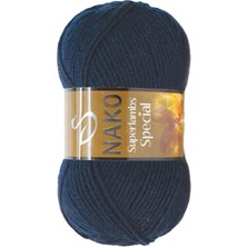 Nako Süperlambs Special (5 Adet) 3088 Lacivert El Örgü Ipliği