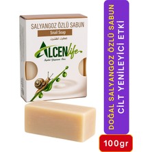 Doğal Salyangoz Özlü Sabun 100 gr Cilt Yenileyici Akne Karşıtı Nemlendirici Kolajen Besleyici Hediye