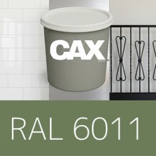 CAXCOLORS Cax 1 Litre Yeşil Metal Boyası - Hızlı Kuruyan Pas Önleyici Parlak Boya - Tüm Metal Yüzeyler Için