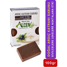 Doğal Ardıç Katranı Sabunu 100 G Sivilcelere, Lekelere, Noktalara Etki
