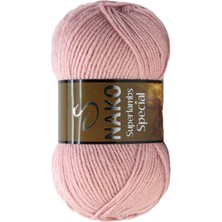 Nako Süperlambs Special (5 Adet) 10275 Pembemsi Pudra El Örgü Ipliği