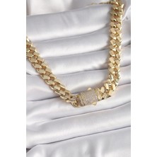 cleovibe Pirinç Gold Renk Vıp Exclusive Seri Gurmet Model Kadın Kolye