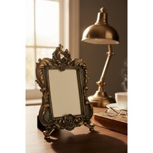 Hanlar Home Şık Klasik Barok Çerçeve Haki Renk 15X21