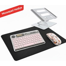 Jolita Len Tab M10 TB328FU Uyumlu Ergonomik Tablet Çalışma Seti Metal Stand Rgb Klavye Mouse