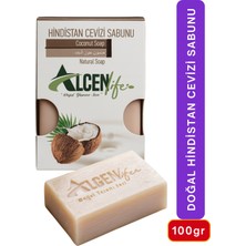 Doğal Hindistan Cevizi Sabunu 100 gr Besleyici Nemlendirici Cilt Bakım Temizlik Peeling Vegan Işıltı