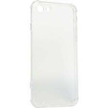 Maks Technology iPhone Se 2022 Kılıf Mkst Kamera Korumalı Nitro Anti Shock Silikon - Renksiz