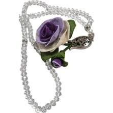 Mukun Dünyası Iğne Oyalı Gül Motifli Tesbih