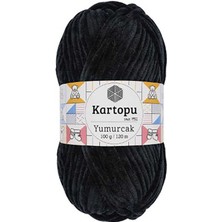 Kartopu Yumurcak Bebe (5 Adet) K940 Siyah El Örgü Ipliği