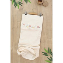 Sitilin Kız Bebek Çift Katlı % 100 Pamuk Natural Penye Battaniye STL7155