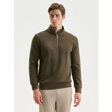 Lc Waikiki Yeni Sezon Fermuarlı Dik Yaka Uzun Kollu Erkek Sweatshirt
