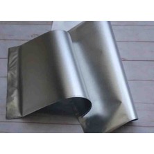 Yağmur Ambalaj Gümüş Yapışkanlı Metalize Hediye Poşeti-Metalik Gümüş Ambalaj 25X35CM (10ADET)