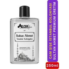 Cam Şişe Doğal Istanbul Kolonyası 250 ml Sultan Ahmet Ferahlatıcı Aromatik Koku Esans Estetik Hediye