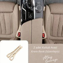 Atay Garage 2 Adet Krem Renk Araba Koltuk Düzenleyeci