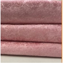 FavoriTeks Esselife Gofraj Desen Pembe Koltuk Örtüsü