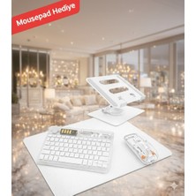 Jolita Len M10 Plus 10.3'' X606F X606X Uyumlu Ergonomik Tablet Çalışma Seti Metal Stand Rgb Klavye Mouse