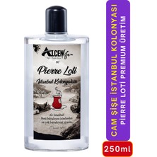 Cam Şişe Doğal Istanbul Kolonyası 250 ml Pierre Loti Geleneksel Ferah Esans Koku Hijyen Hediye