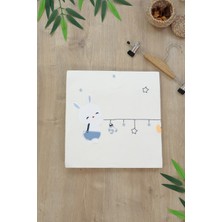 Sitilin Erkek Bebek Çift Katlı % 100 Pamuk Natural Penye Battaniye STL7156