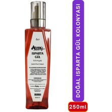 Doğal Isparta Gül Kolonyası 250 ml Ferah Esans Temiz Koku Bakım Hijyen Premium Kalite Hediye