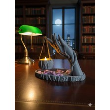 Dekoratif El Figürü Içindeki Pilli Mum Hediyeli