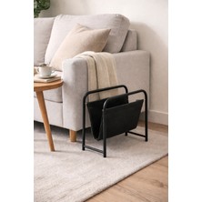 Todek Home Terra Dekoratif Metal Dergilik Gazetelik - Deri Detaylı Modern Ofis Salon Düzenleyici