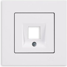 Günsan Eqona Fildişi Tekli Data Priz Jaksız