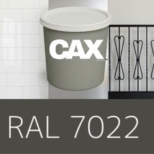 CAXCOLORS Cax 1 Litre Gri Metal Boyası - Hızlı Kuruyan Pas Önleyici Parlak Boya - Tüm Metal Yüzeyler Için