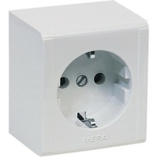 Mepa S.ü. Topraklı Priz Gri