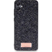 Magicool Onegif Samsung Galaxy A05 Bright Simli Kapak - Siyah