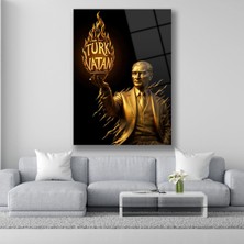 Dekorica Atatürk Cam Tablo