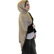 Celine C Desen  Vual Ipek Şal Siyah Gold
