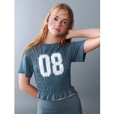 Lc Waikiki Yeni Sezon Bisiklet Yaka Genç Kız Tişört