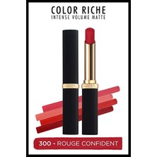 Luua L'oreal Paris Color Riche Colors Of Worth Intense Volume Matte Ruj - 300 Rouge Confident