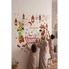 Kt Grup Ramazan Ayı Özel Hacivat Karagöz Mat Görünümlü Sticker Seti